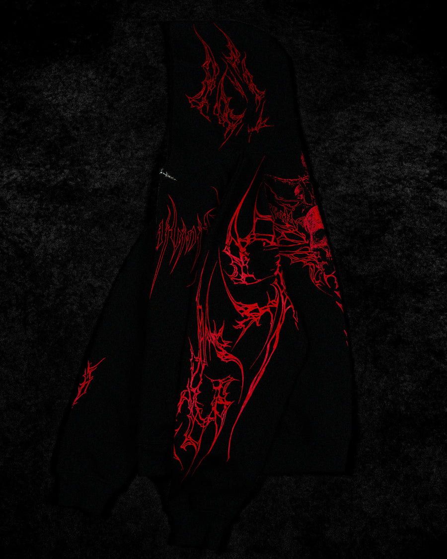 Kingslayer Oversized Zip-up hoodie [RAGE]