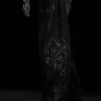 Banana Shape Deathkeeper Uncuffed sweatpants [DARKNESS]