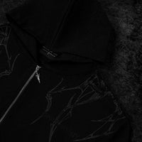 Venom Oversized Zip-up Hoodie [NIGHTMARE]