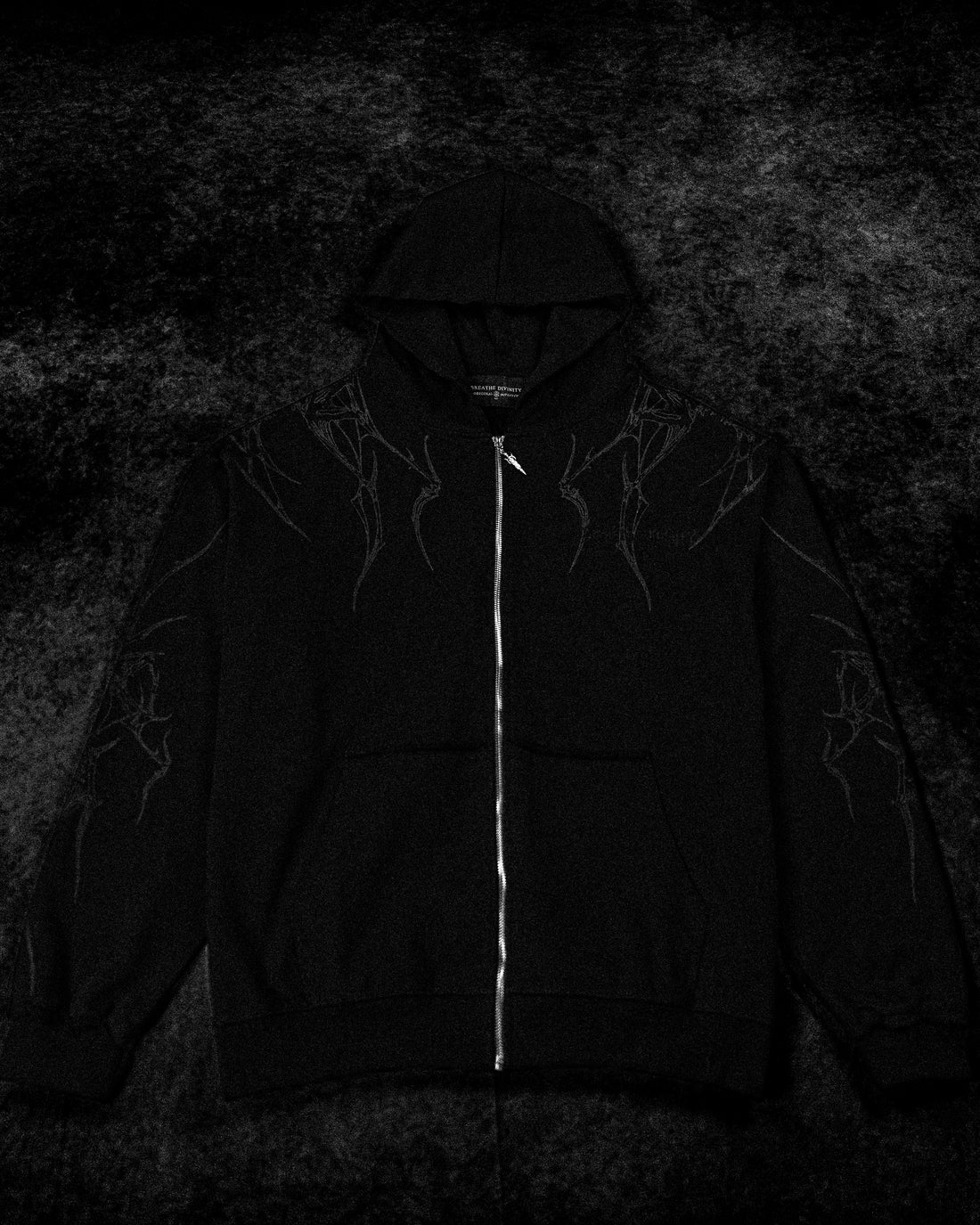 Venom Oversized Zip-up Hoodie [NIGHTMARE]