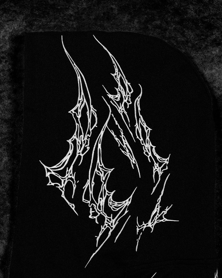 Kingslayer Oversized Zip-up hoodie [VOID BLACK]