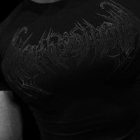 Void Tech™ Armored Short Sleeve Compression [DARKNESS]
