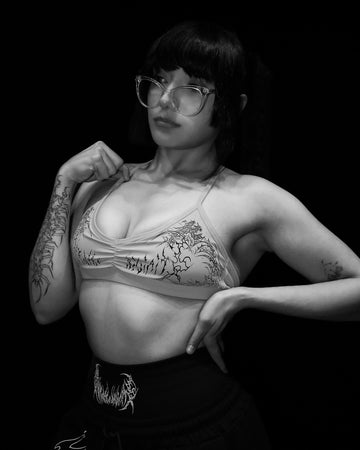 Women's Void Tech™ Obsidian Sports Bra [SILVER]