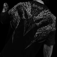 Blood Wyvern Oversized T-shirt [VOID BLACK]