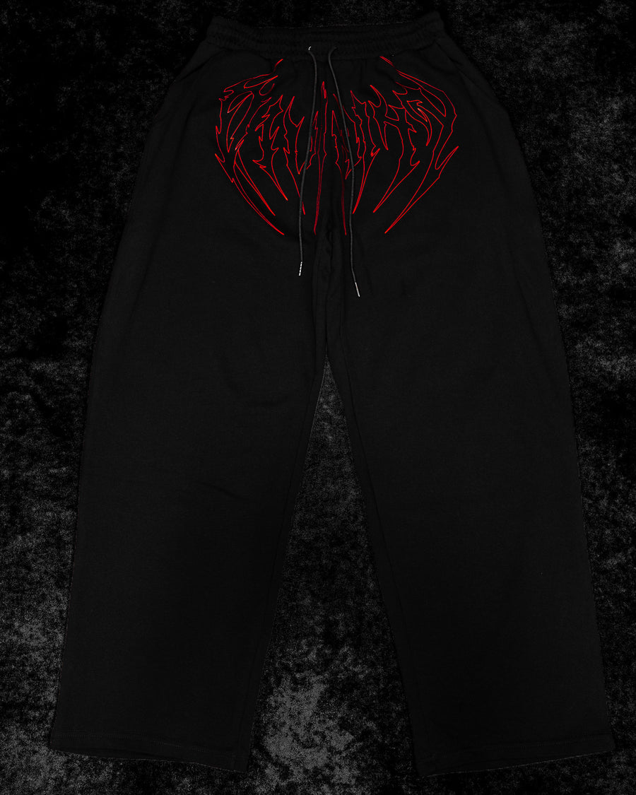 Nightstalker Banana Shape Uncuffed luxury sweatpants [NIGHTMARE]