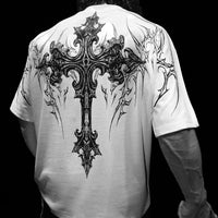 Dark Cathedral Oversized T-shirt [DIVINE WHITE]