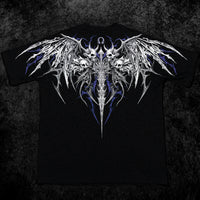 Gargoyle Oversized T-shirt [HOLLOW PURPLE]