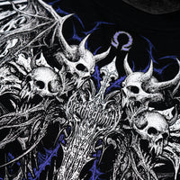 Gargoyle Oversized T-shirt [HOLLOW PURPLE]