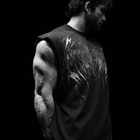 Dark Matter Oversized Cutoff Tee [SMOKE]