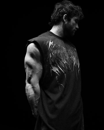 Dark Matter Oversized Cutoff Tee [SMOKE]
