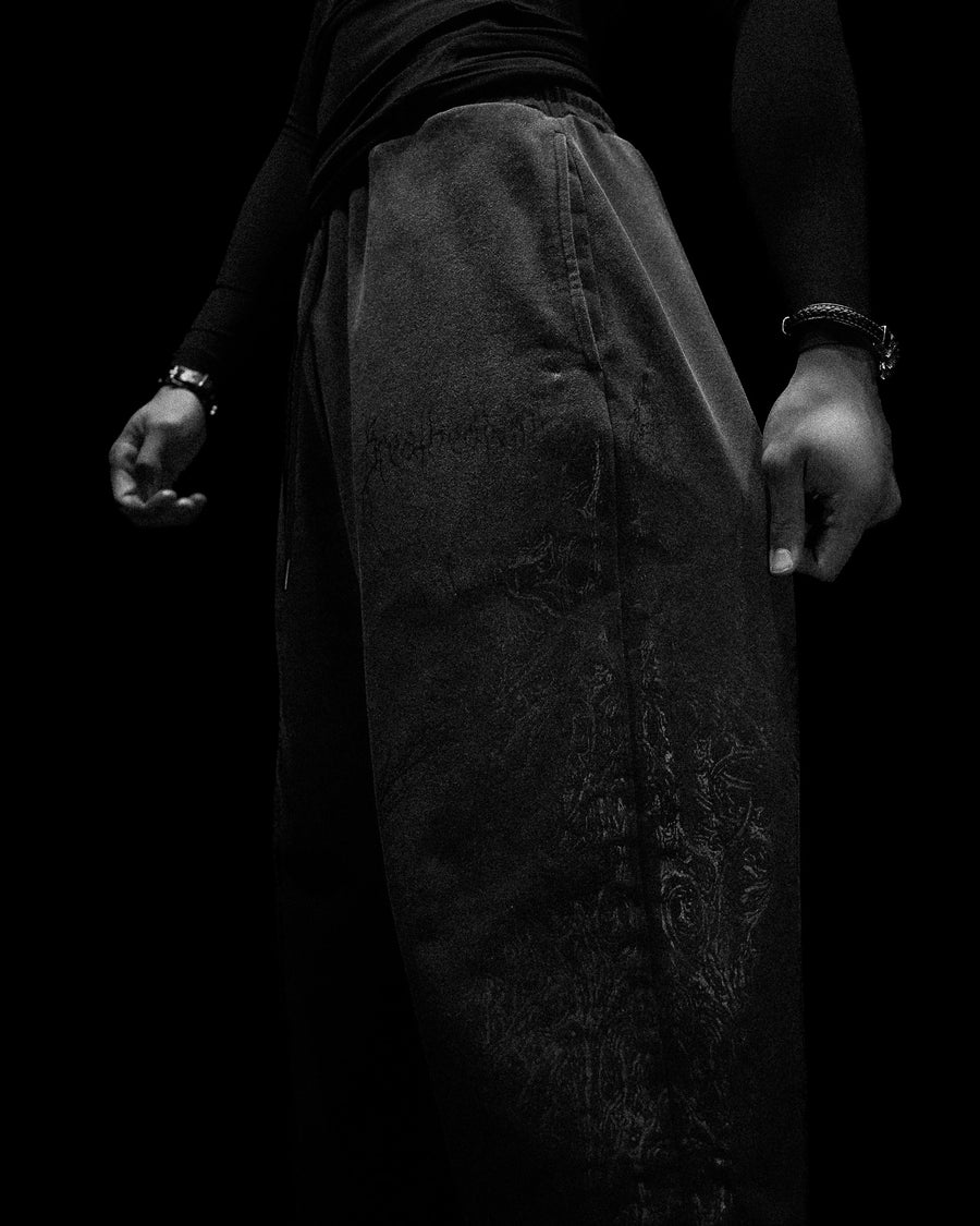 Cyber Scythe Uncuffed luxury sweatpants [SMOKE]