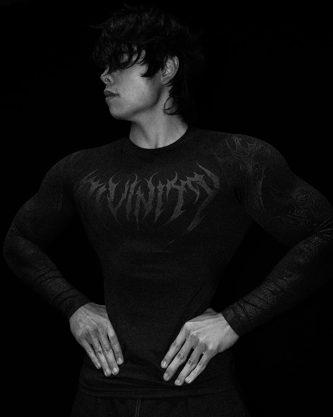 Void Tech™ Infernal longsleeve Compression [DARKNESS