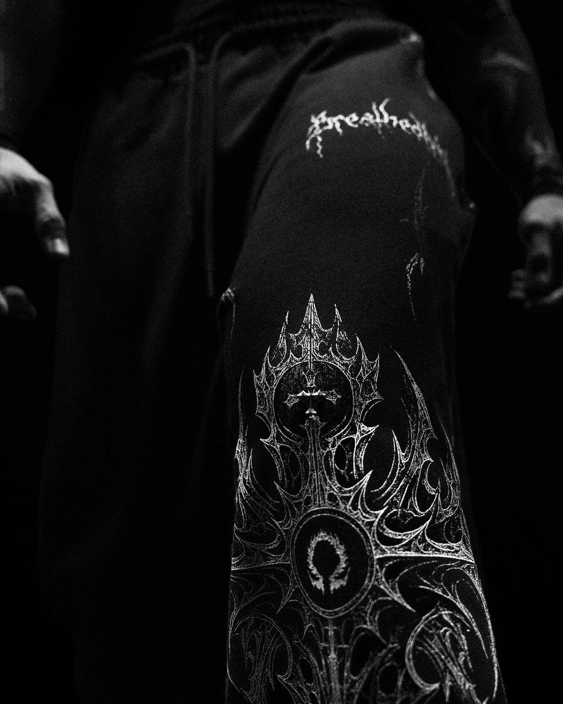 Blood Oath Uncuffed luxury sweatpants [VOID BLACK] MEN'S BF COLL 2025