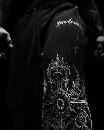 Blood Oath Uncuffed luxury sweatpants [VOID BLACK] MEN'S BF COLL 2025