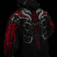 Dragon Blade Oversized pullover hoodie [NIGHTMARE]