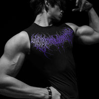 Void Tech™ Cyber Skeleton Cut-off Delt Compression [DUSK]