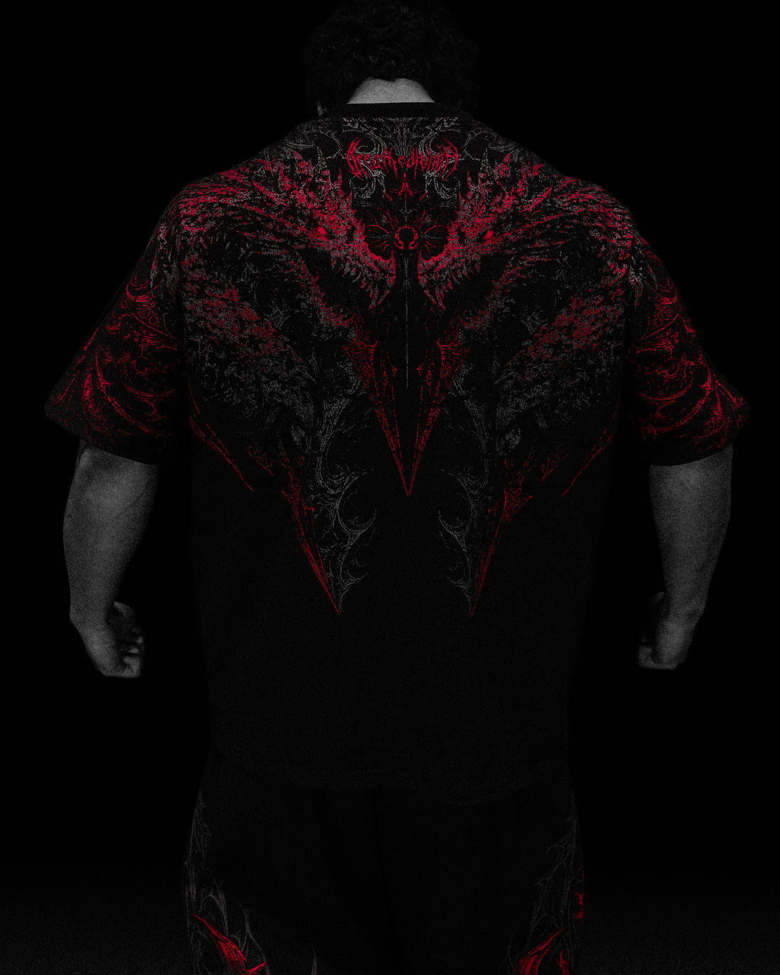 Blood Wyvern Oversized T-shirt [NIGHTMARE]