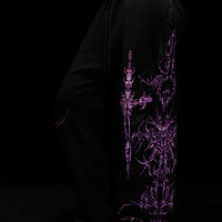 Women's Widow's Blade Rhinestone Uncuffed luxury sweatpants [BLOSSOM PINK]