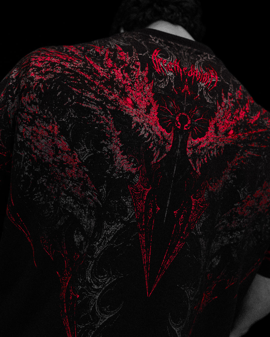 Blood Wyvern Oversized T-shirt [NIGHTMARE]