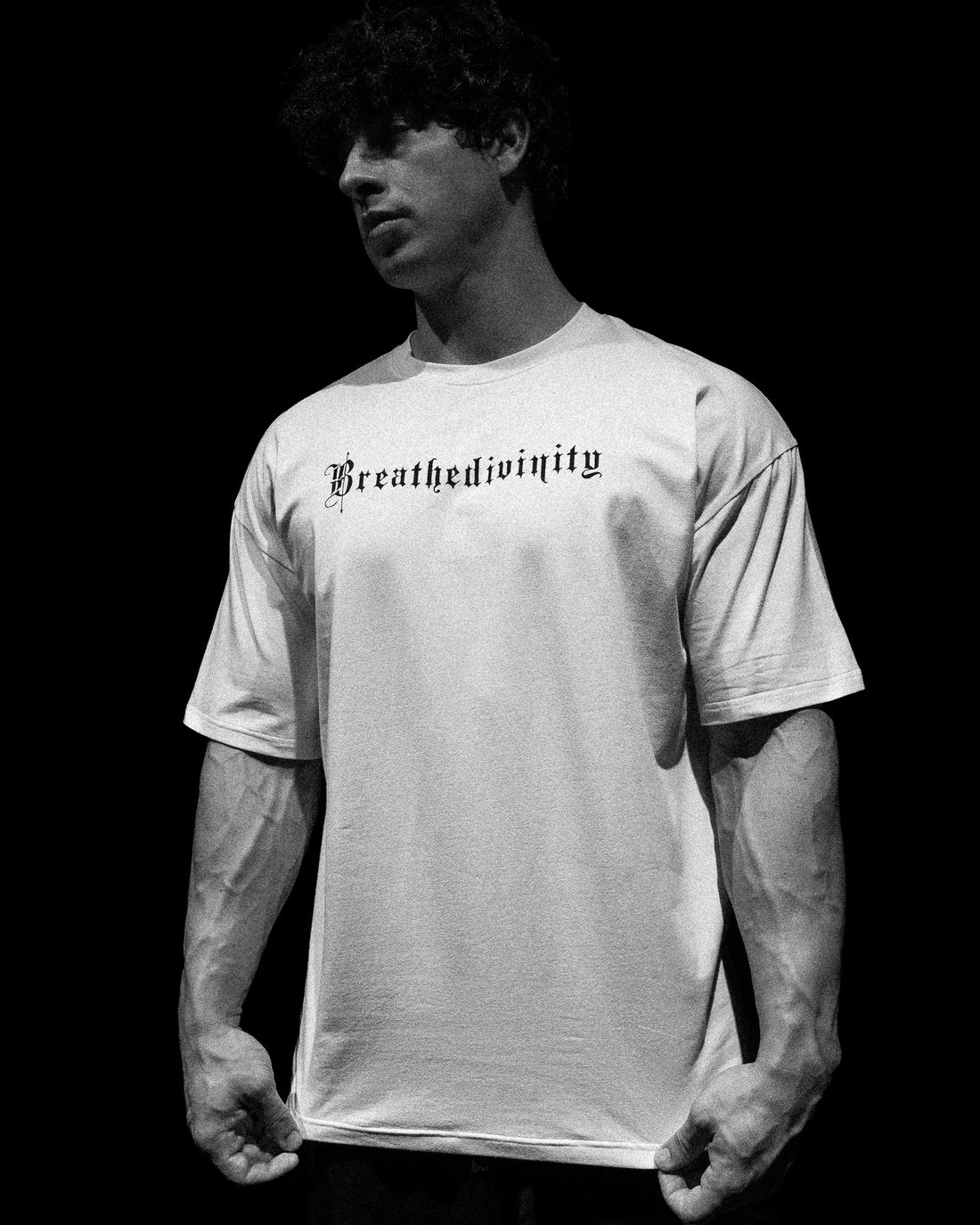 Elegant Lightweight Oversized Tee [DIVINE WHITE]