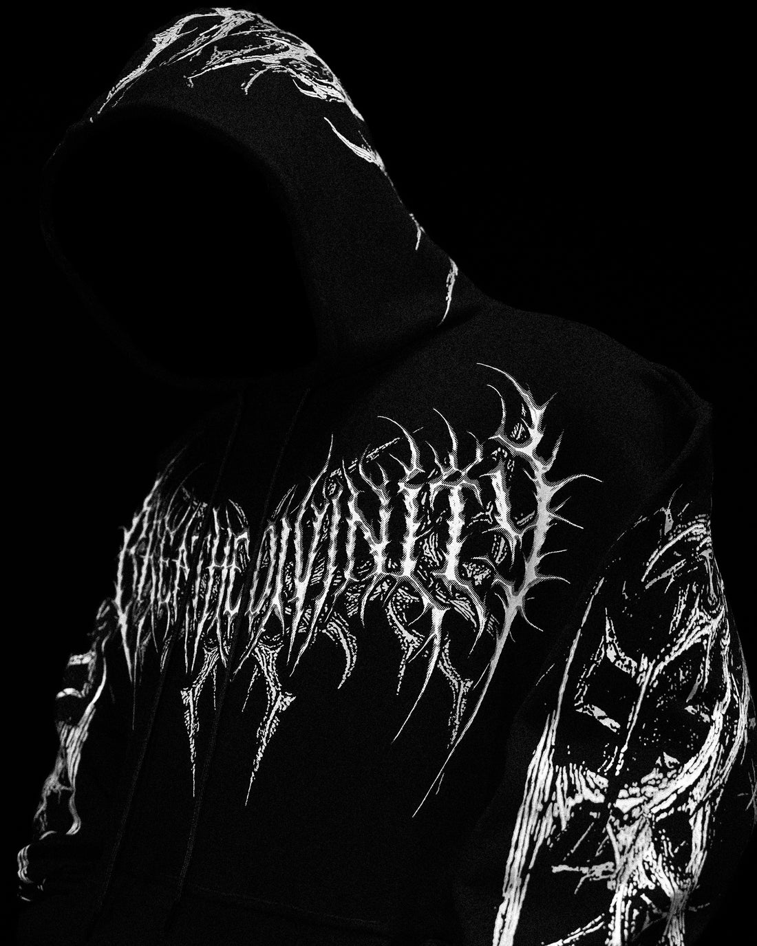 Nightreign Oversized pullover hoodie [VOID BLACK]