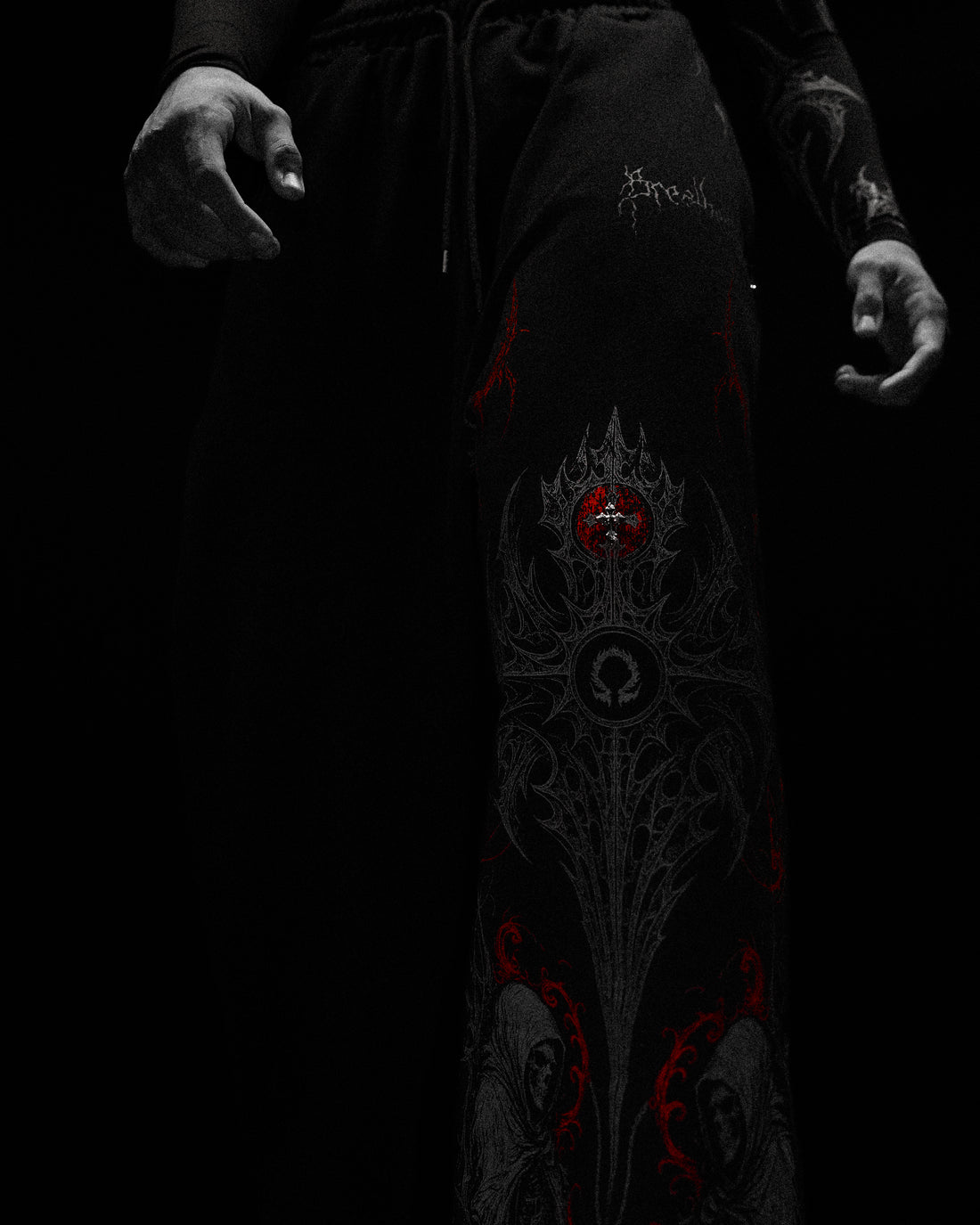 Blood Oath Uncuffed luxury sweatpants [NIGHTMARE] MEN'S BF COLL 2025