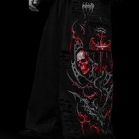 Mens Tarnished Uncuffed Luxury Cargos [BLOOD METAL]