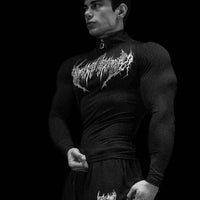 Void Tech™ Deathwing Longsleeve Quarter Zip Compression [VOID BLACK]