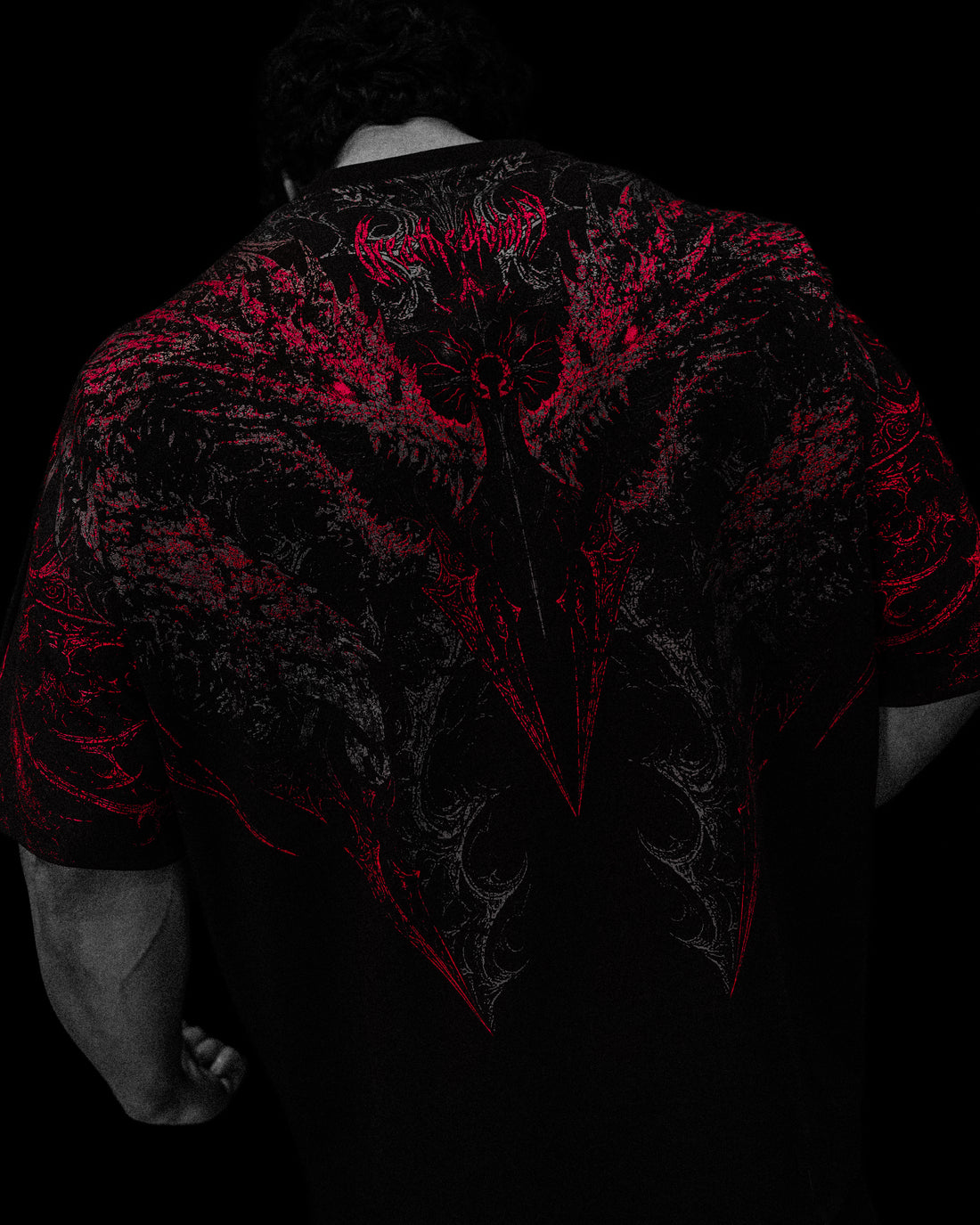 Blood Wyvern Oversized T-shirt [NIGHTMARE]