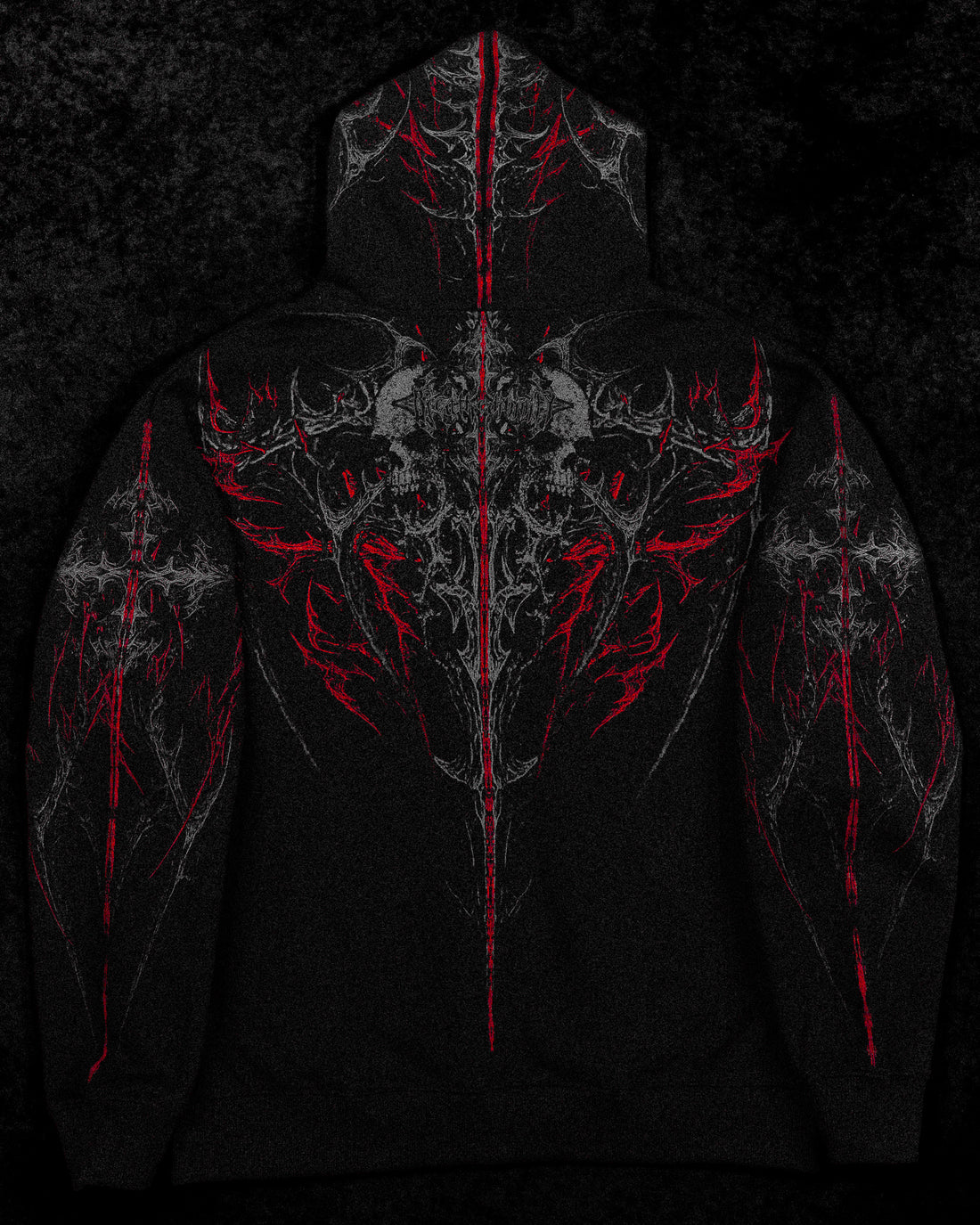 Prototype X Oversized pullover hoodie [NIGHTMARE]