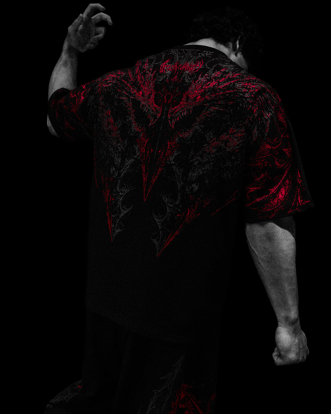 Blood Wyvern Oversized T-shirt [NIGHTMARE]