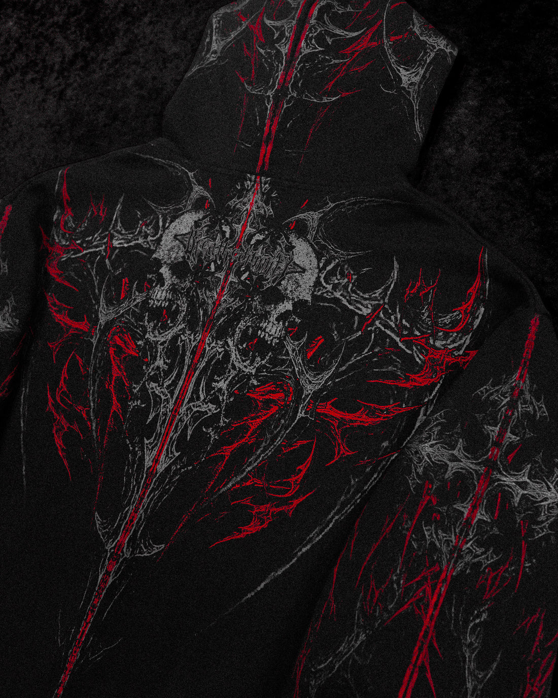 Prototype X Oversized pullover hoodie [NIGHTMARE]