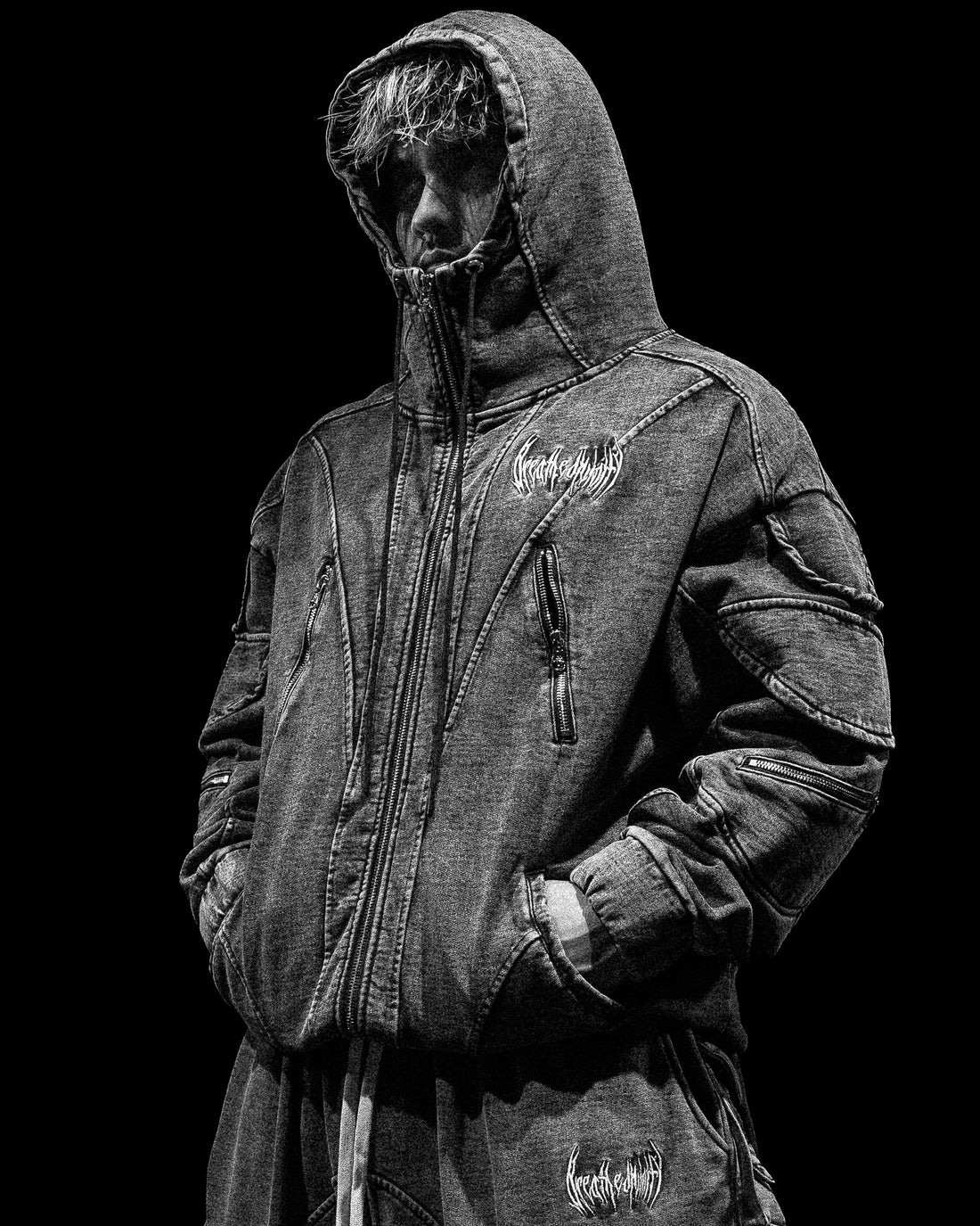 Mercenary Tactical Oversized Full-Zip Hoodie [VINTAGE]