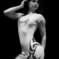Void Tech™ Eternal Decay Open Back Bodysuit [DIVINE WHITE]