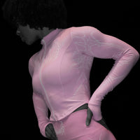Women's Void Tech™ Moonveil Zip-up Compression jacket [STRAWBERRY]