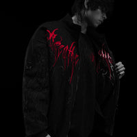 Obsidian Oversized Zip-up Jacket [NIGHTMARE]