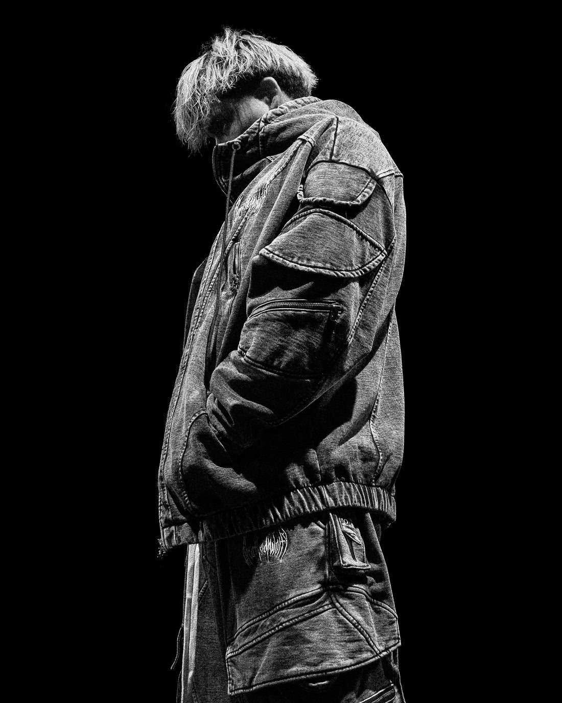 Mercenary Tactical Oversized Full-Zip Hoodie [VINTAGE]