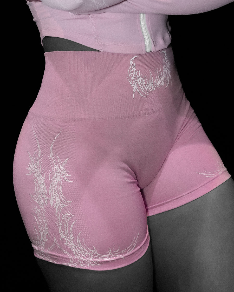 Women's Void Tech™ Dark Valkyrie Seamless Shorts [STRAWBERRY]