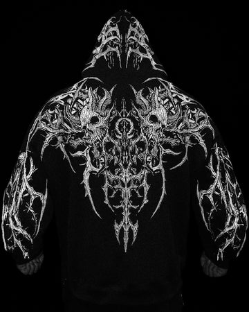 Nightreign Oversized pullover hoodie [VOID BLACK]