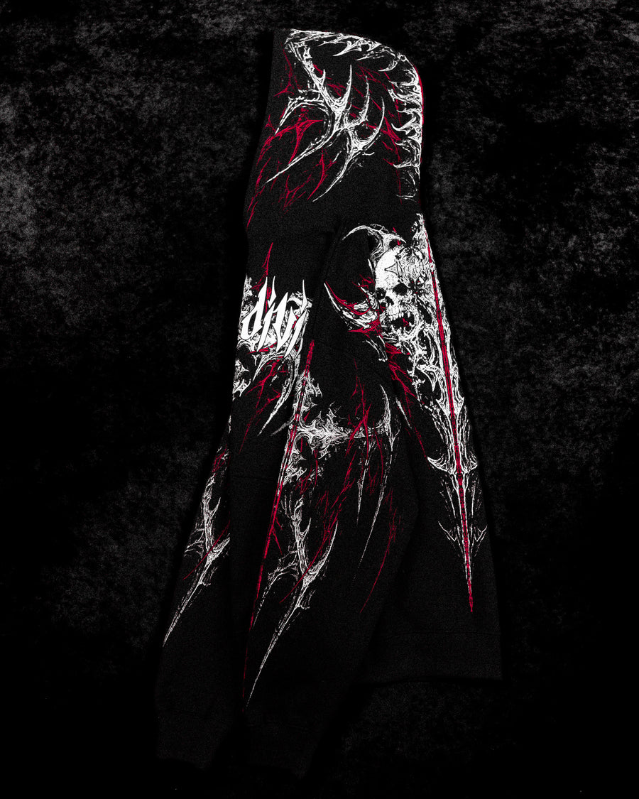 Prototype X Oversized pullover hoodie [HEAVENLY RED]