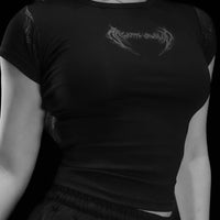 Women's Requiem Baby Tee [DARKNESS]