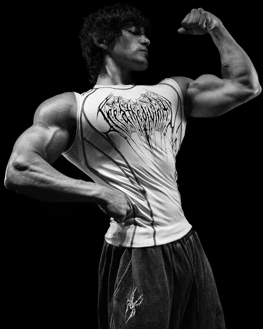 Void Tech™ Arachnid Venom Texture Cut-off Compression [DIVINE WHITE]