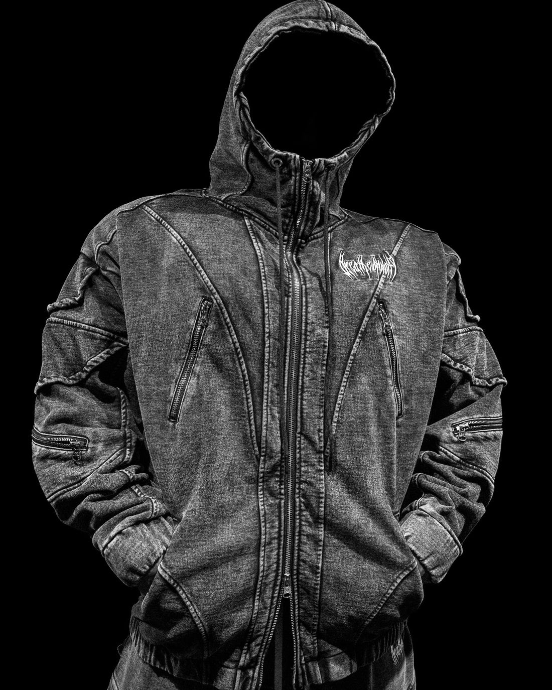 Mercenary Tactical Oversized Full-Zip Hoodie [VINTAGE]