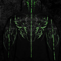 Prototype X Oversized pullover hoodie [NEON GREEN]