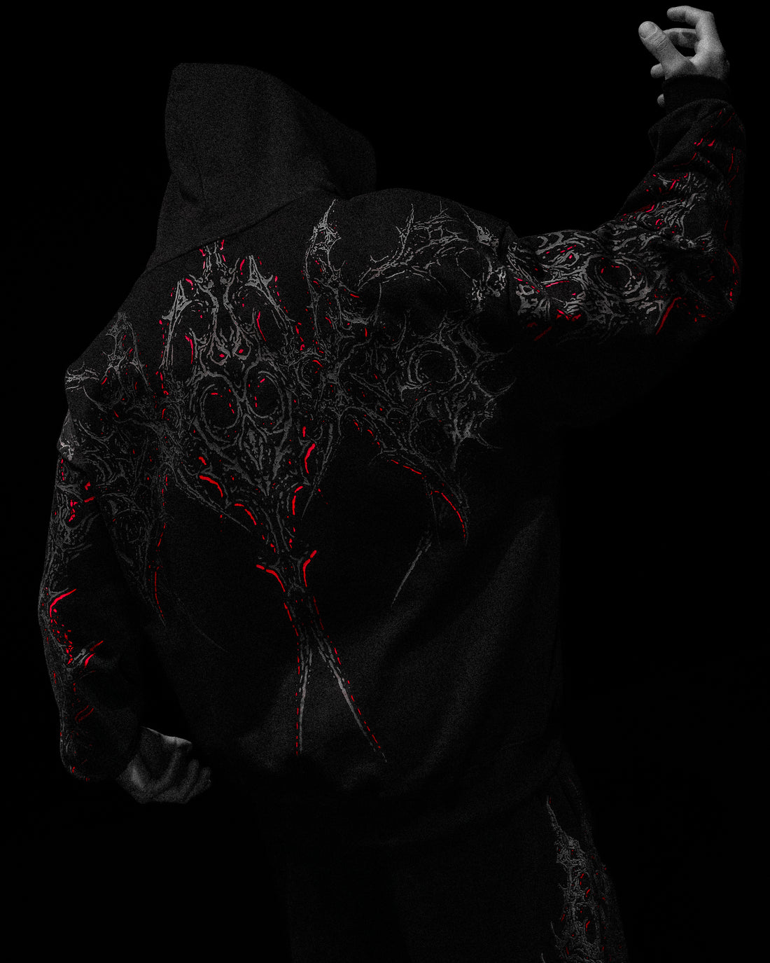 Nocturnal Oversized Zip-up Hoodie [NIGHTMARE]