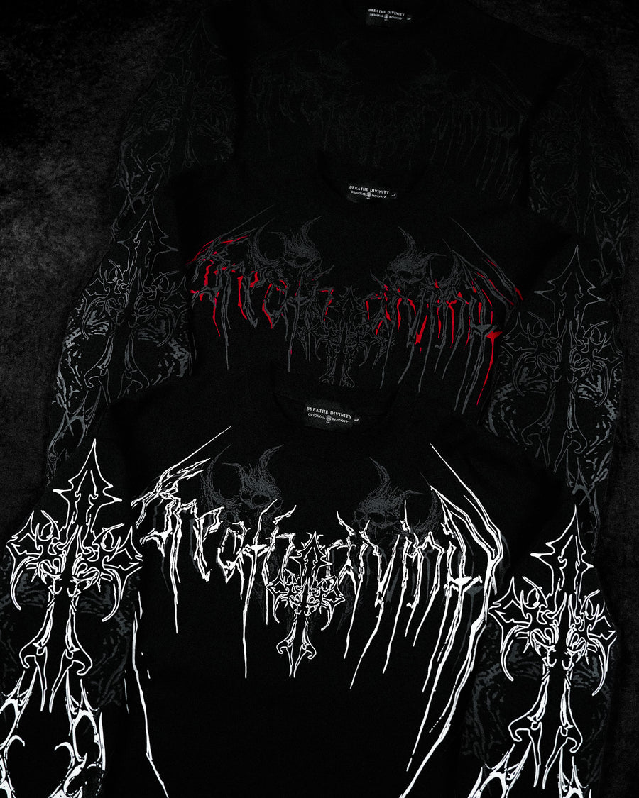 Evangelion Oversized Longsleeve T-shirt [NIGHTMARE]