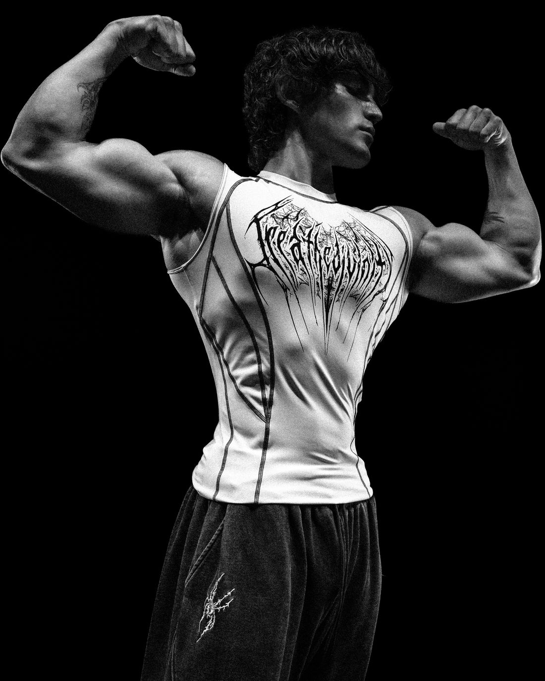 Void Tech™ Arachnid Venom Texture Cut-off Compression [DIVINE WHITE]