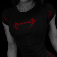 Womens Valkyrie Baby Tee [NIGHTMARE]