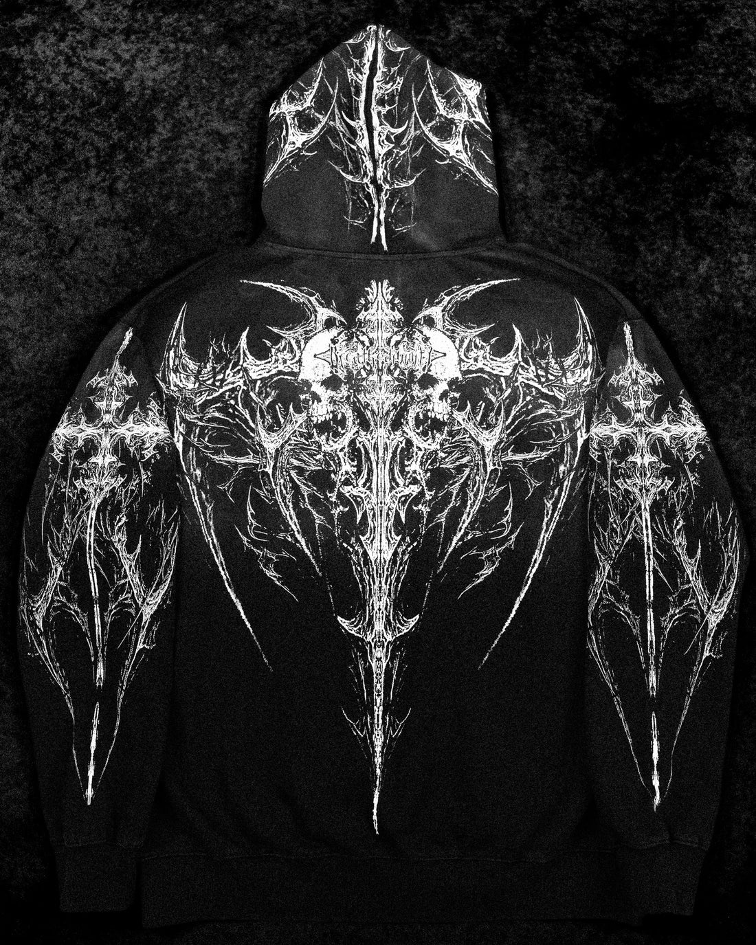 Prototype X Oversized pullover hoodie [SMOKE]