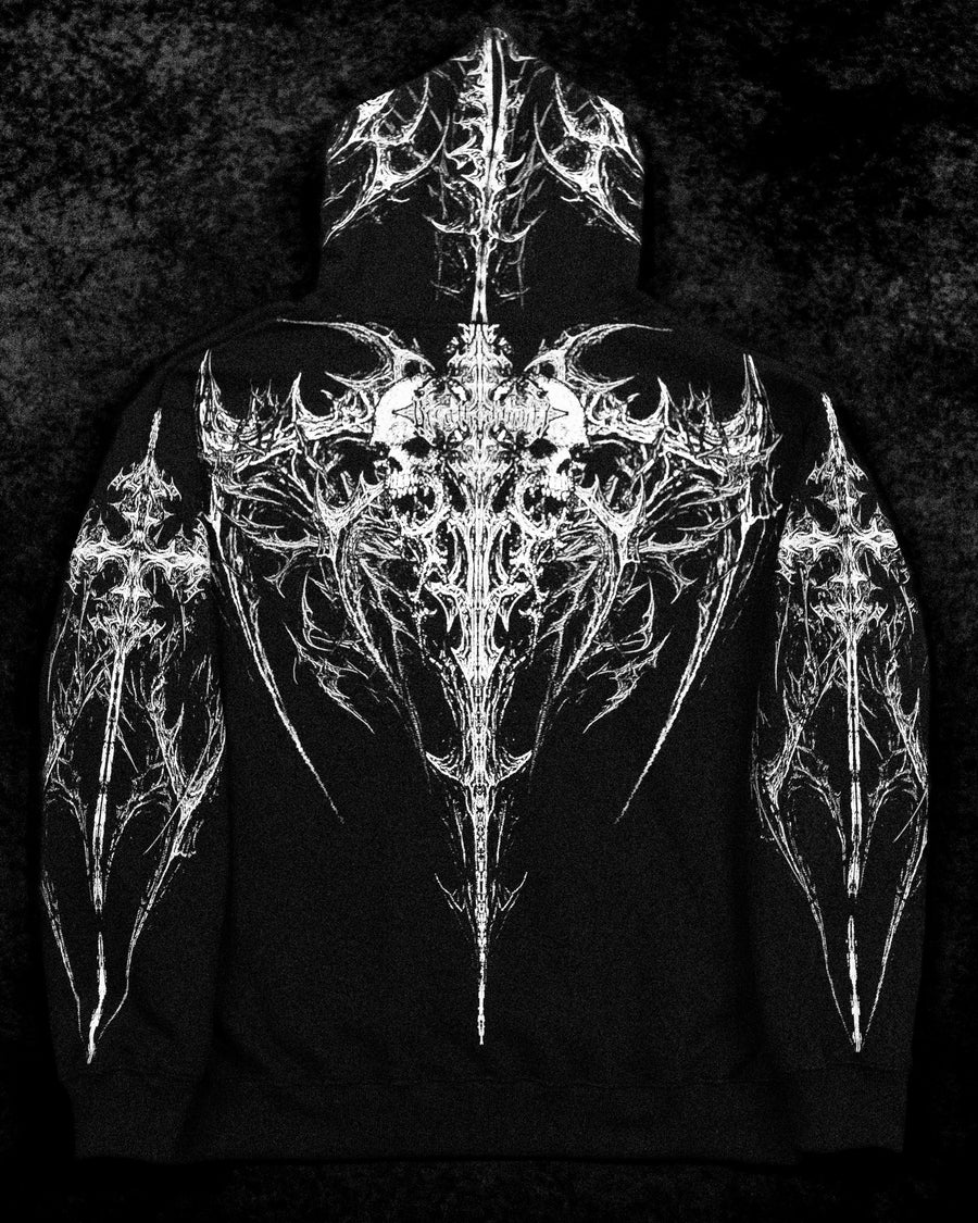Prototype X Oversized pullover hoodie [VOID BLACK]